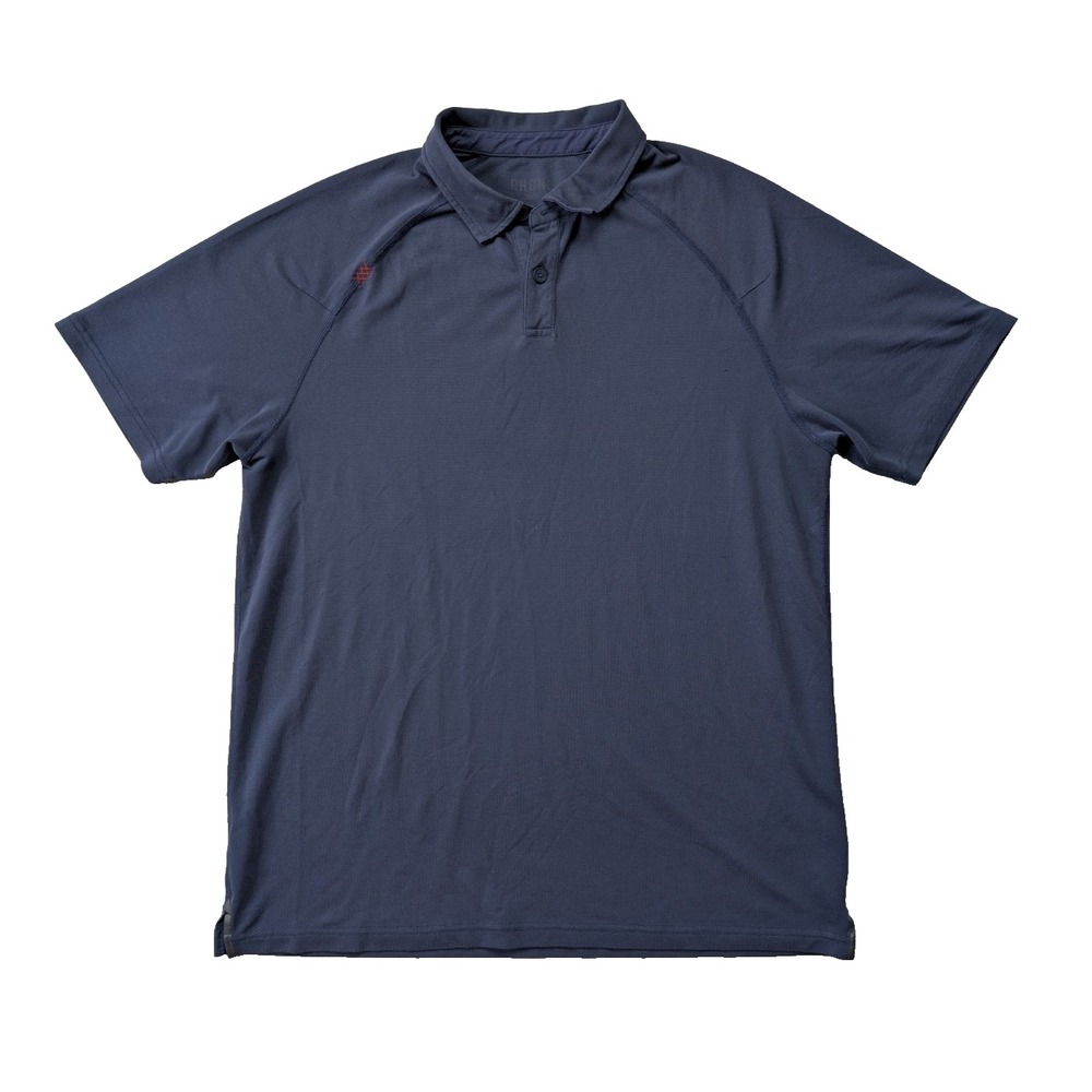 Rhone Polo Shirt Mens Medium Navy Blue